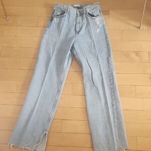 Light Blue Distressed Women's Jeans